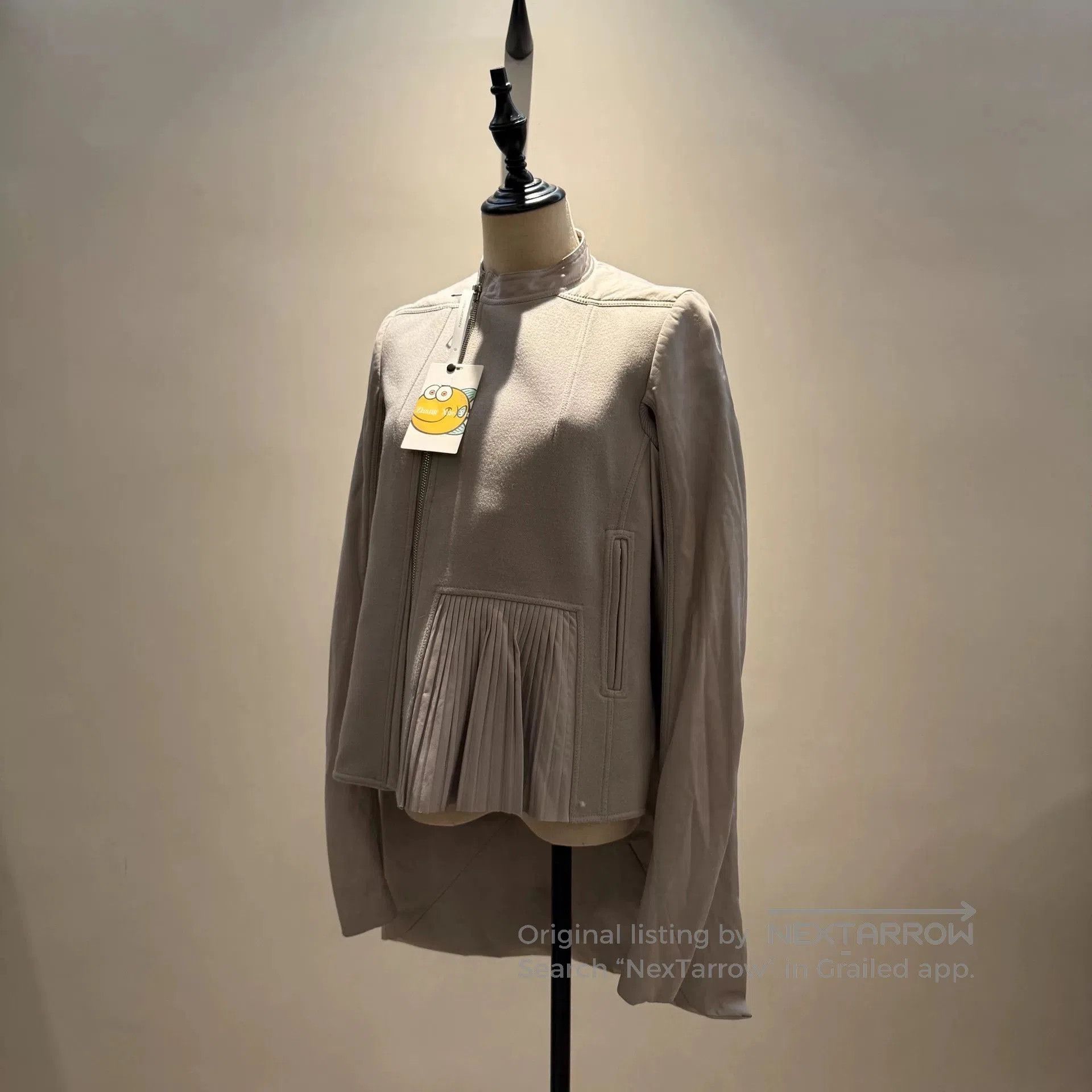 Rick Owens rick owens side zip wool coat. Size L / US 10 / IT 46 - 1 Thumbnail