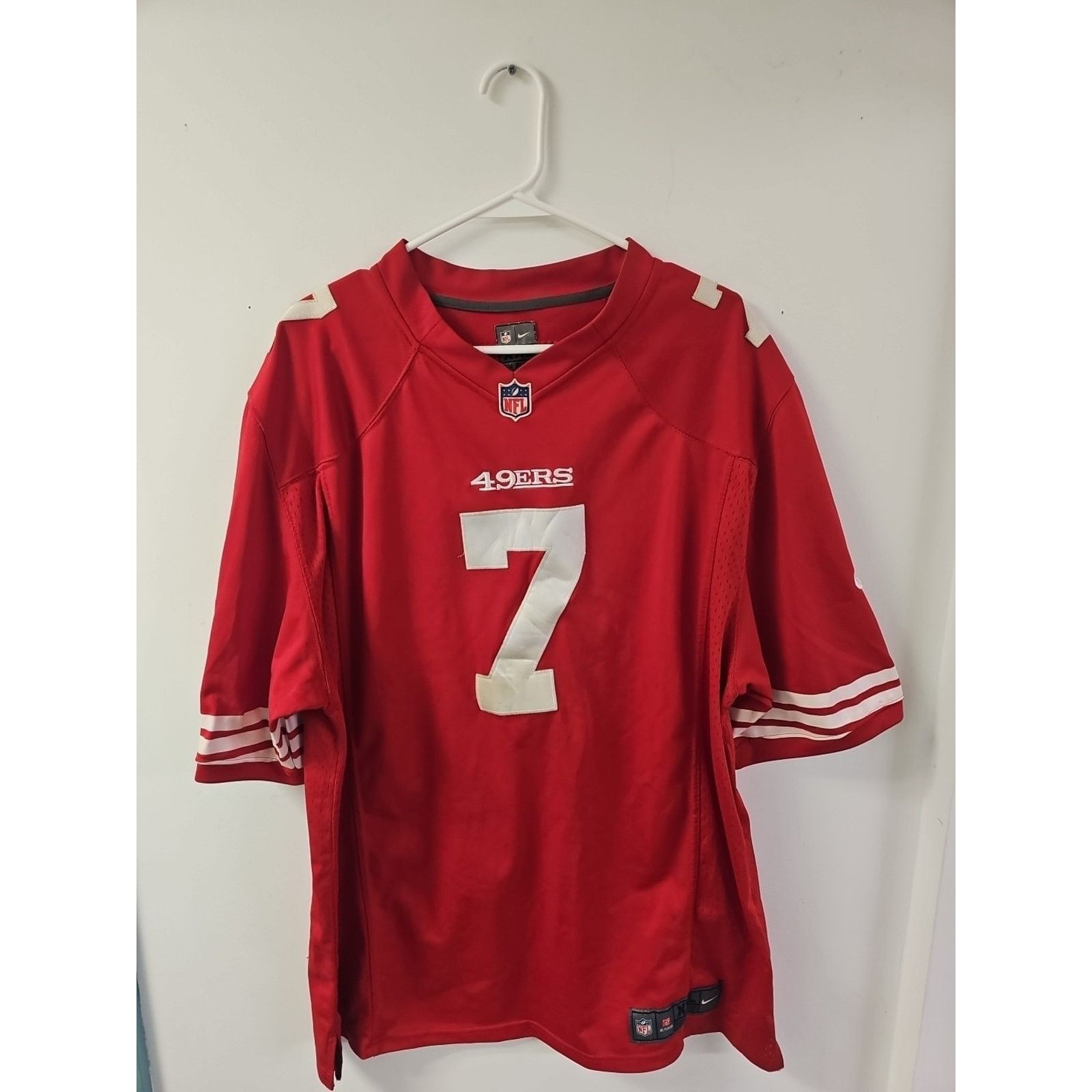 Nike Nike Collin Kaepernick #7 SF 49ers Jersey Mens 2XL NFL Red Size US XXL / EU 58 / 5 - 1 Thumbnail