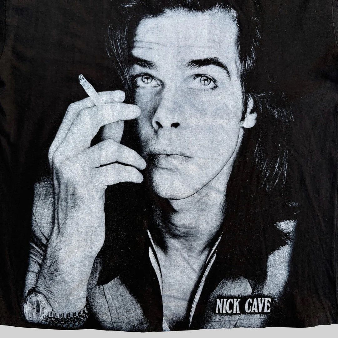 Band Tees Nick Cave 2001 Vintage Bad Seeds Euro Tour Band Rare T-Shirt Size US M / EU 48-50 / 2 - 3 Thumbnail