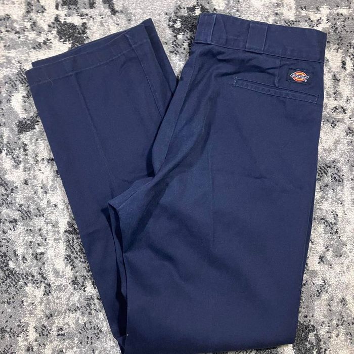 Dickies Navy Blue Dickies 874 Original Fit Work Pants 36x34