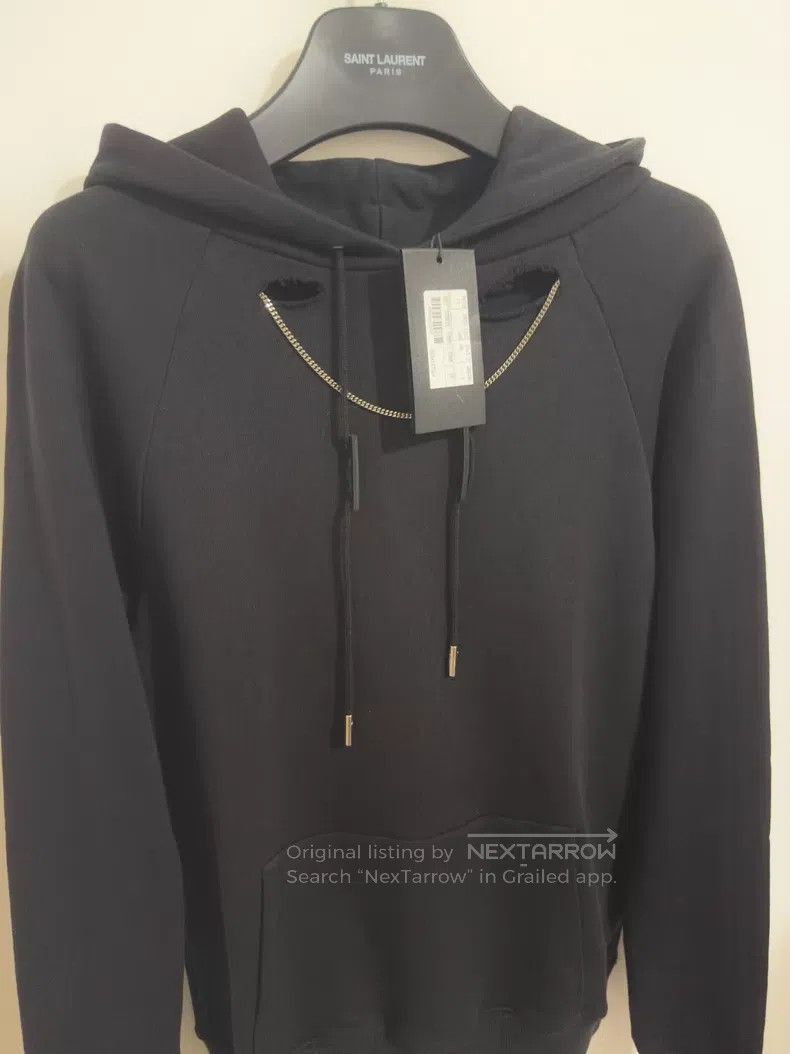 Saint Laurent Paris Saint Laurent Paris Black Samurai Pure Cotton Destroyed Ch Size US XS / EU 42 / 0 - 3 Thumbnail