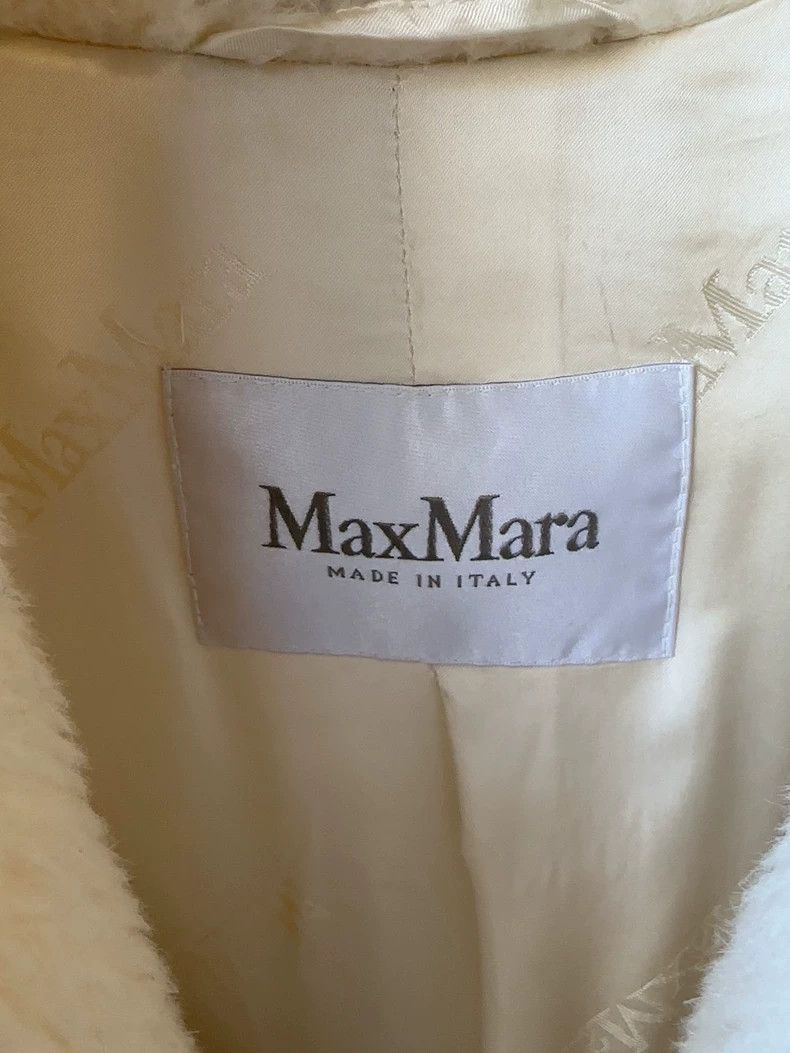 Max Mara Max Mara White Teddy Coat Size XS / US 0-2 / IT 36-38 - 2 Thumbnail