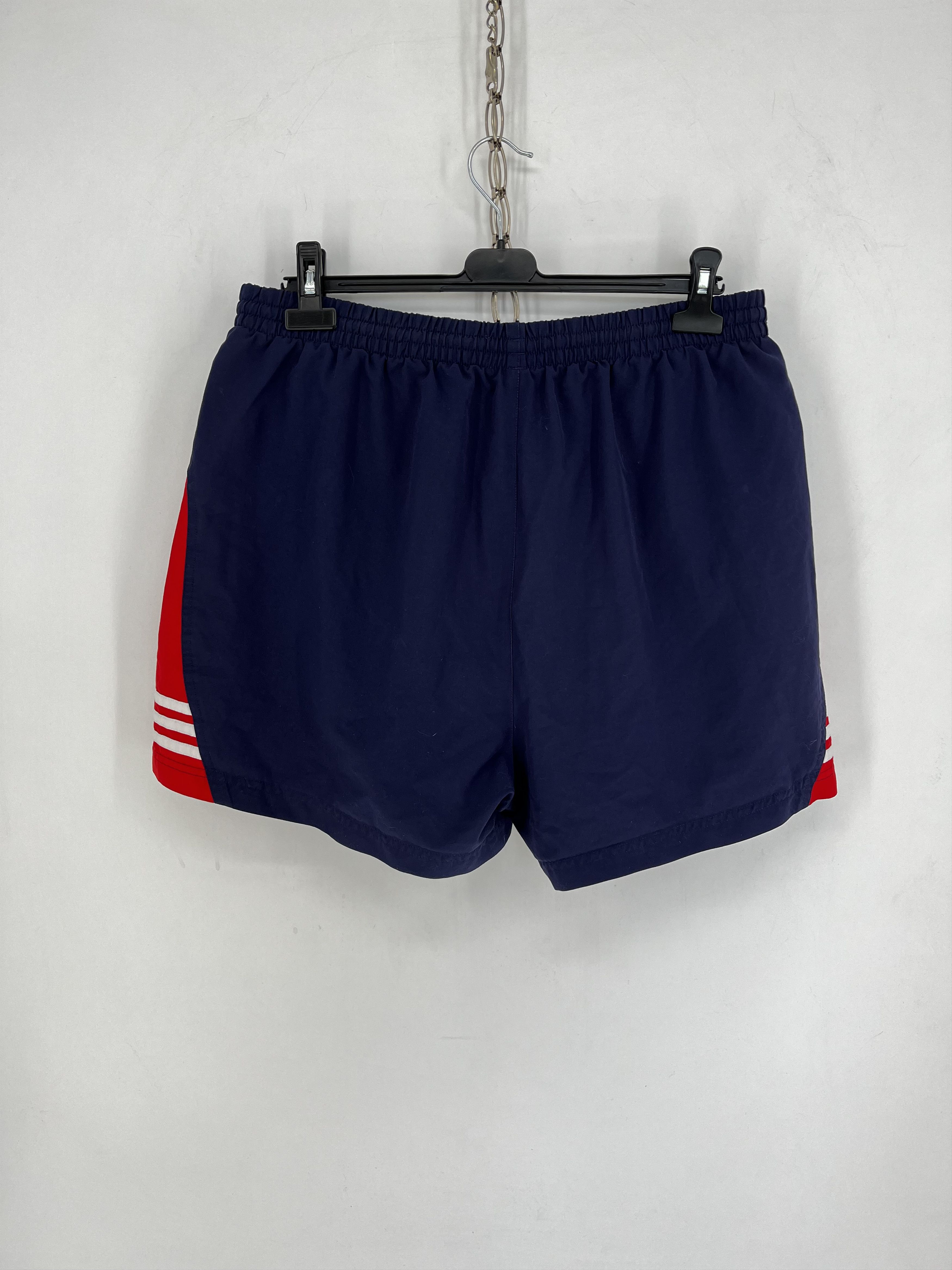Adidas × Vintage 90s Vintage Adidas Black Nylon Mini Logo Shorts Travis Style Size US 36 / EU 52 - 9 Thumbnail