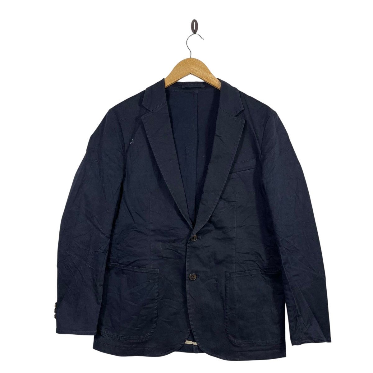 Beams Plus BEAMS HEART Navy Tailored Cotton Blazer Size 46 Size US XL / EU 56 / 4 - 1 Thumbnail