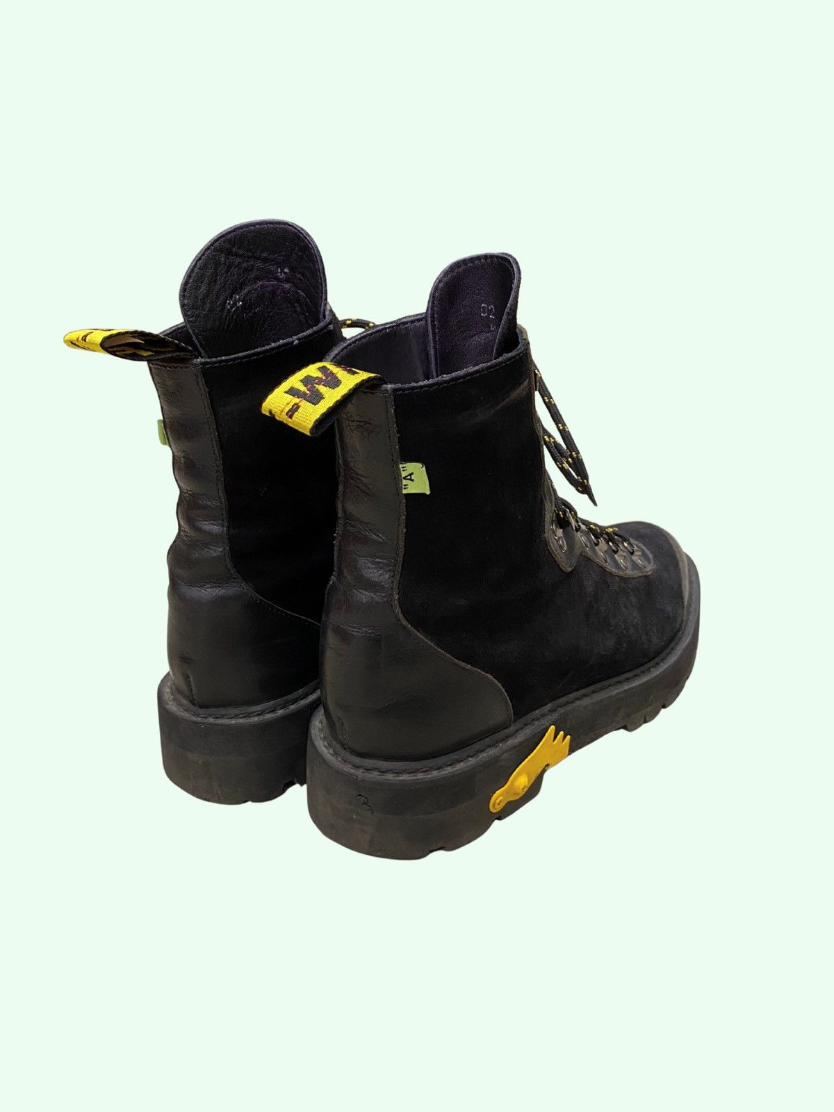 Off-White Off White Suede Hiking Boots in Black Size US 8 / EU 41 - 6 Thumbnail