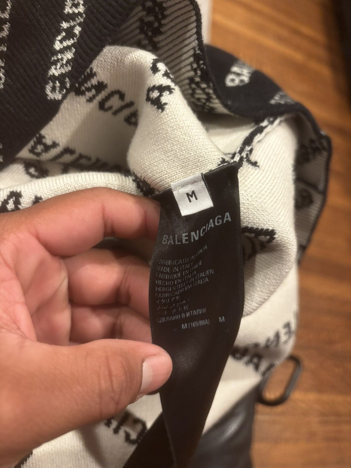 Balenciaga Balenciaga wool crewneck Size US M / EU 48-50 / 2 - 9 Thumbnail