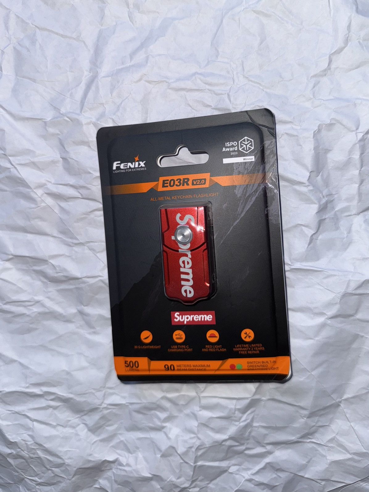 Supreme Supreme Fenix Flashlight Keychain Size ONE SIZE - 1 Thumbnail