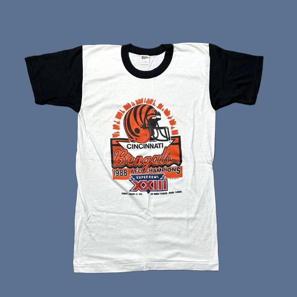 Vintage VINTAGE Cincinnati Bengals T-Shirt Adult L White Size US L / EU 52-54 / 3 - 1 Thumbnail