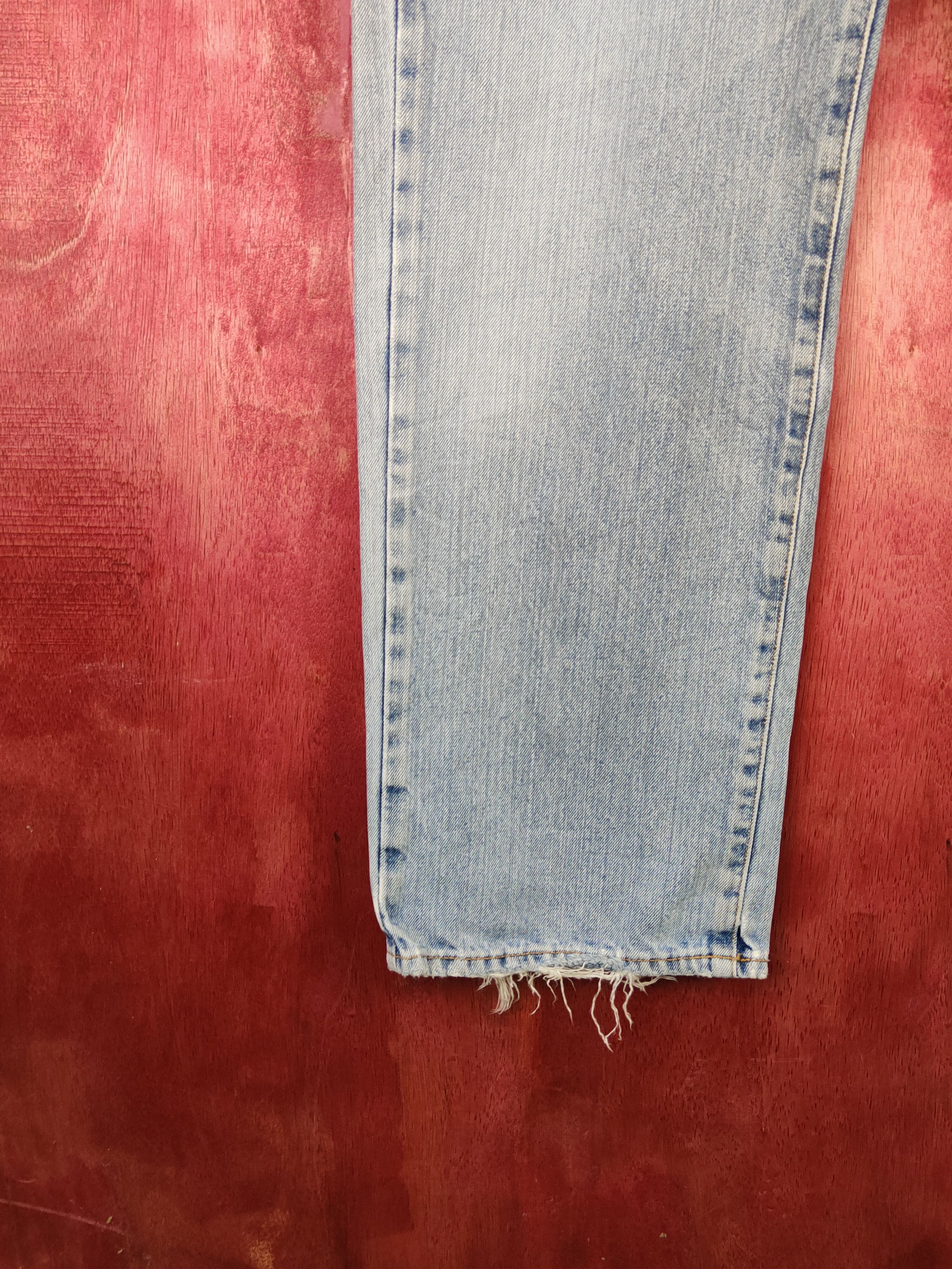 Japanese Brand Japanese Brand Blue Faded Distressed Ripped Jeans #S1697 Size US 34 / EU 50 - 4 Thumbnail
