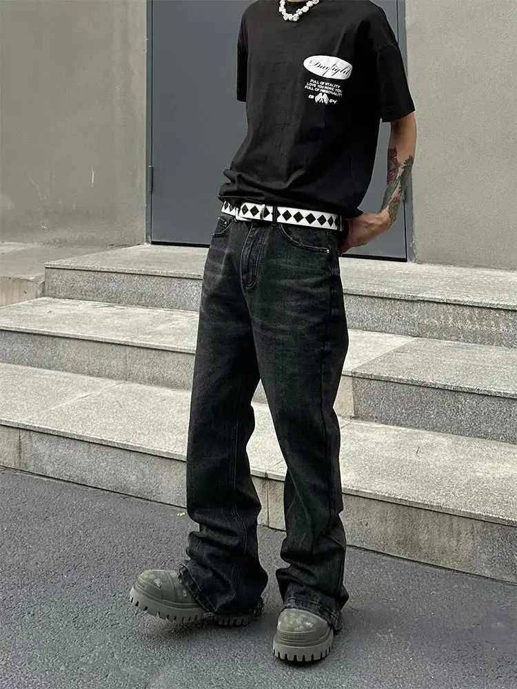 Designer × Japanese Brand hiphop skate punk grunge fade flared pants Size US 32 / EU 48 - 2 Thumbnail