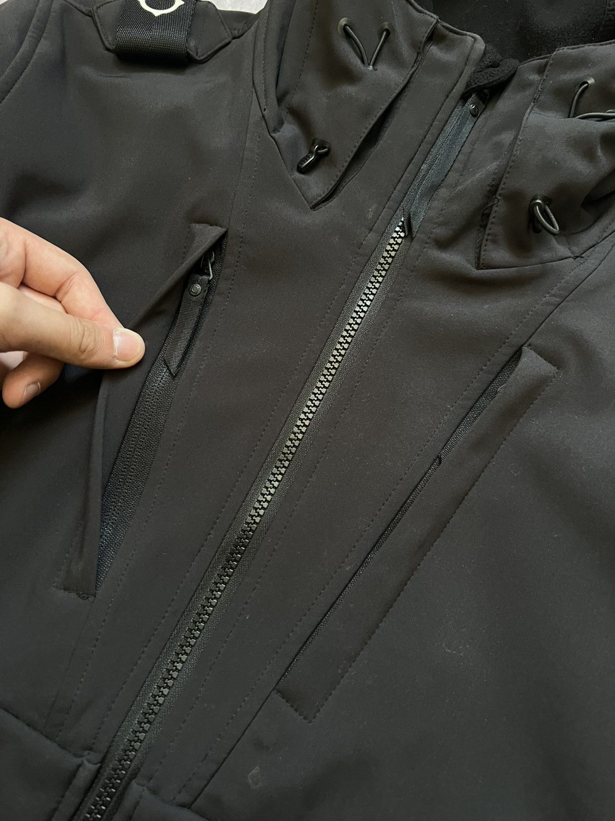 MA.STRUM MA.STRUM Soft Shell Black Hooded Jacket L Genuine Authentic Size US L / EU 52-54 / 3 - 4 Thumbnail