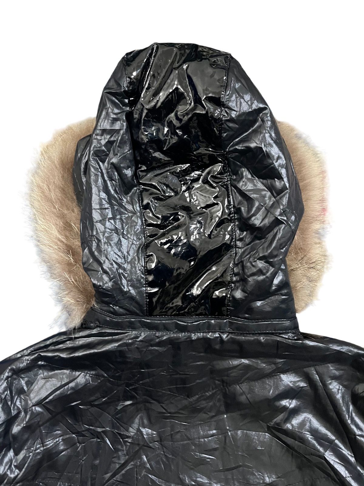 Karl Kani × Vintage Vintage Karl Kani Black Faux Fur Hooded BomberJacket Size US L / EU 52-54 / 3 - 11 Thumbnail