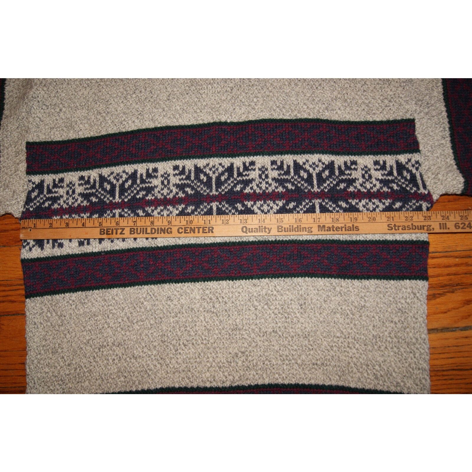 American Eagle Outfitters VTG American Eagle Snowflakes Fair Isle Sweater L USA Wool Size US L / EU 52-54 / 3 - 6 Thumbnail