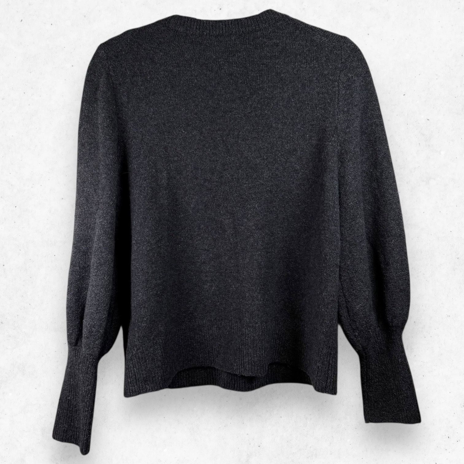 Madewell Madewell Dashwood V-Neck Sweater Grey Women's S Wool Blend Size S / US 4 / IT 40 - 2 Thumbnail