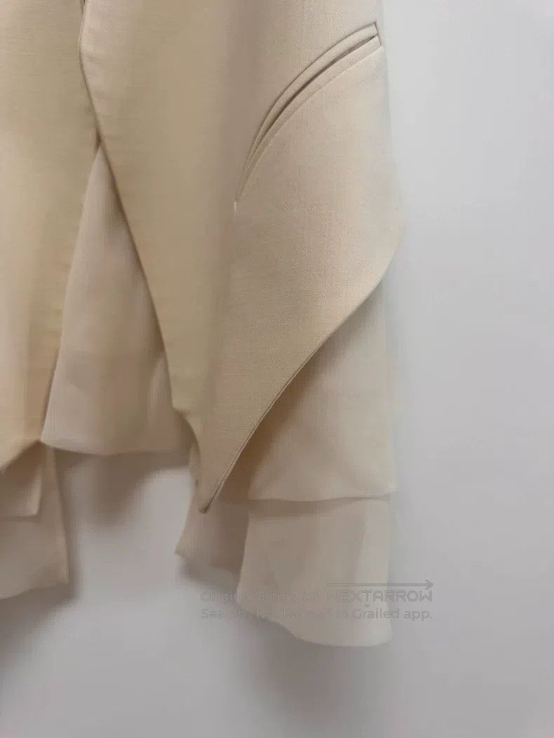 Brunello Cucinelli Brunello Cucinelli Ivory Fake Two-Piece Vest Size XS / US 0-2 / IT 36-38 - 4 Thumbnail