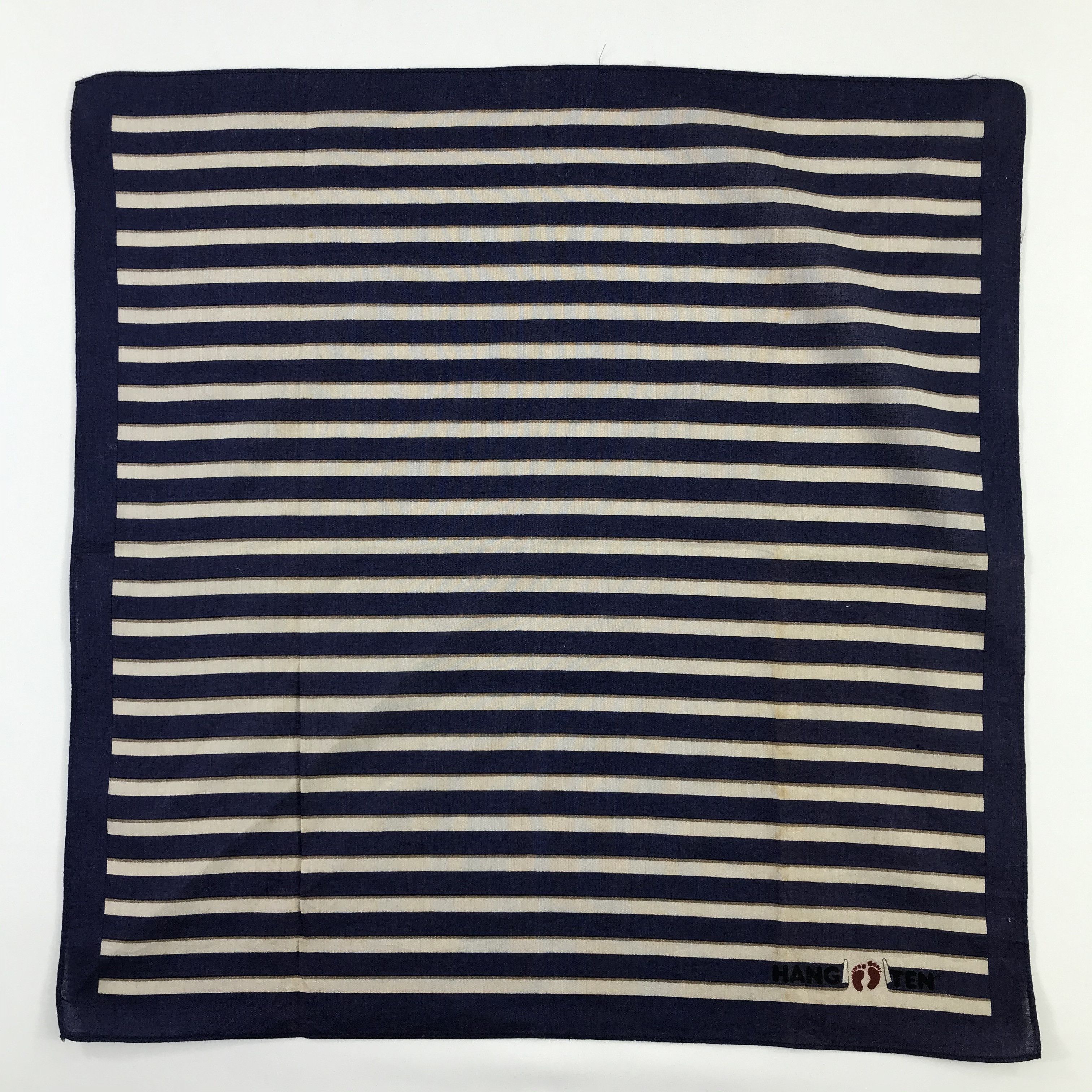 Hang Ten × Vintage Hang Ten Bandana / Handkerchief / Neckerchief - S989 Size ONE SIZE - 1 Thumbnail
