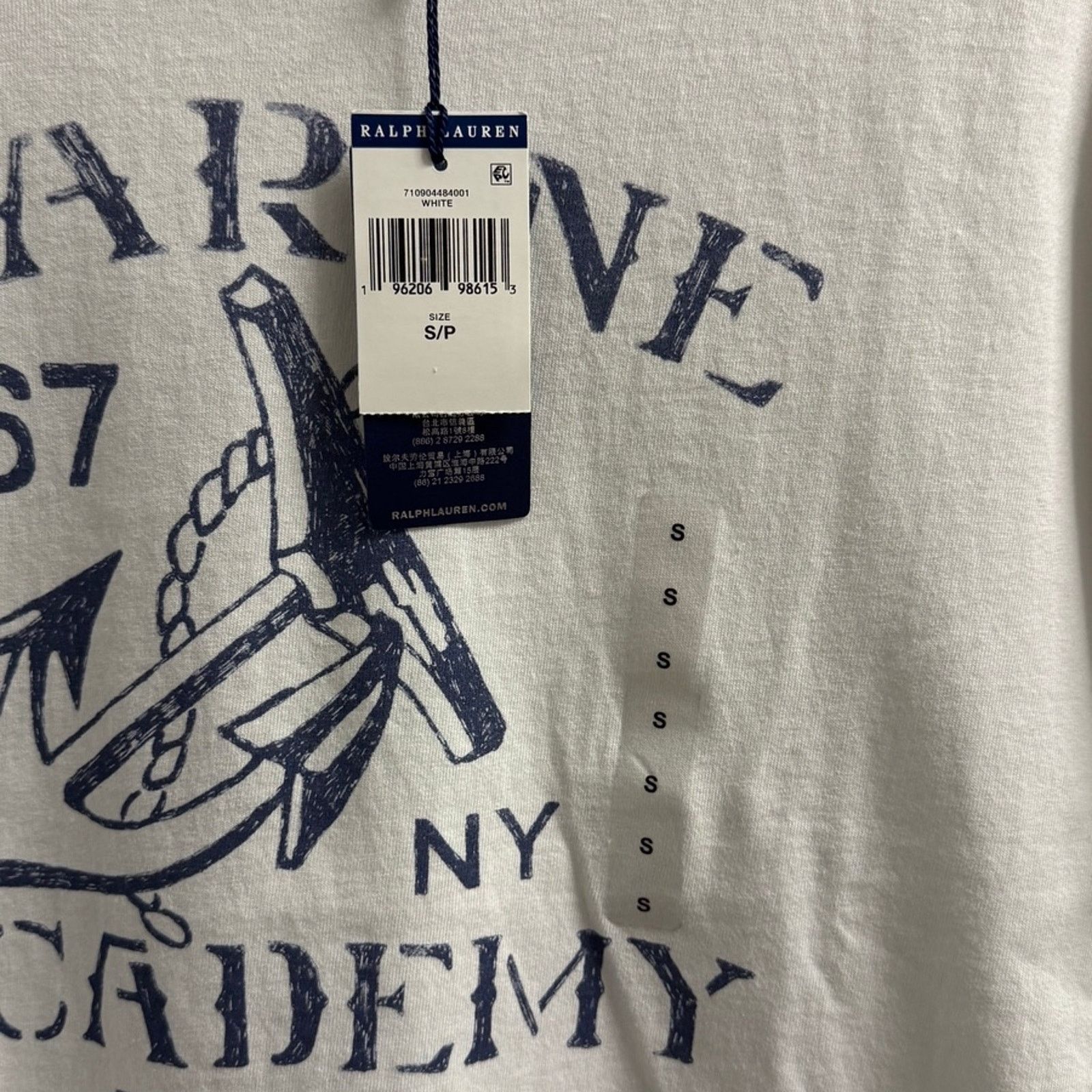 Polo Ralph Lauren Polo Ralph Lauren Classic Fit Marine Academy Graphic Jersey Size US S / EU 44-46 / 1 - 2 Thumbnail