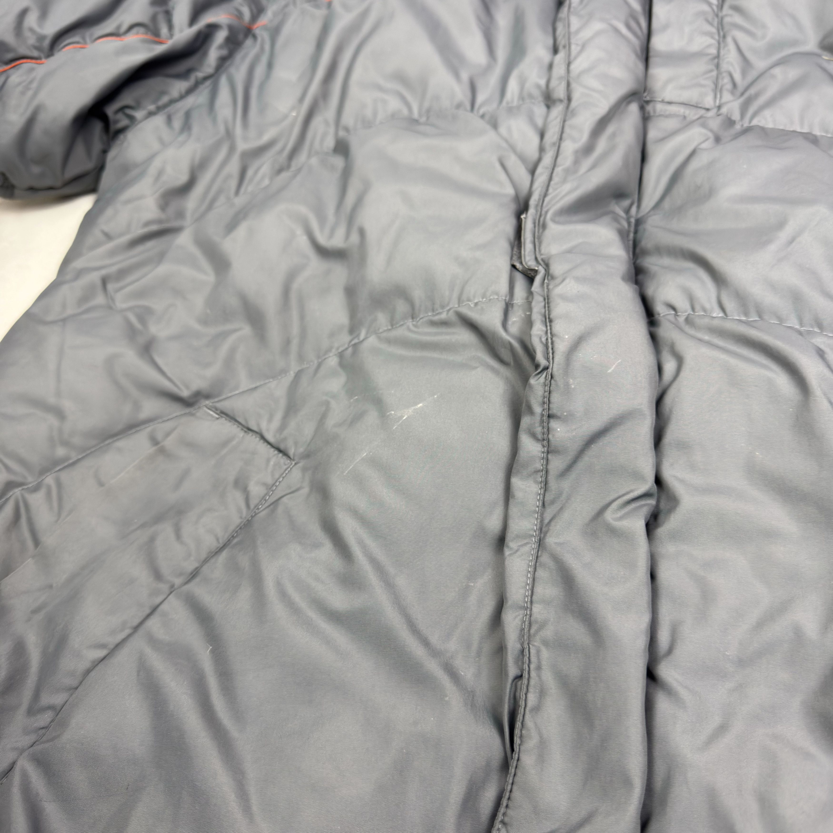 Nike VTG Nike Men's Asphalt Gray Full Zip Winter Puffer Jacket XL Size US XL / EU 56 / 4 - 8 Thumbnail