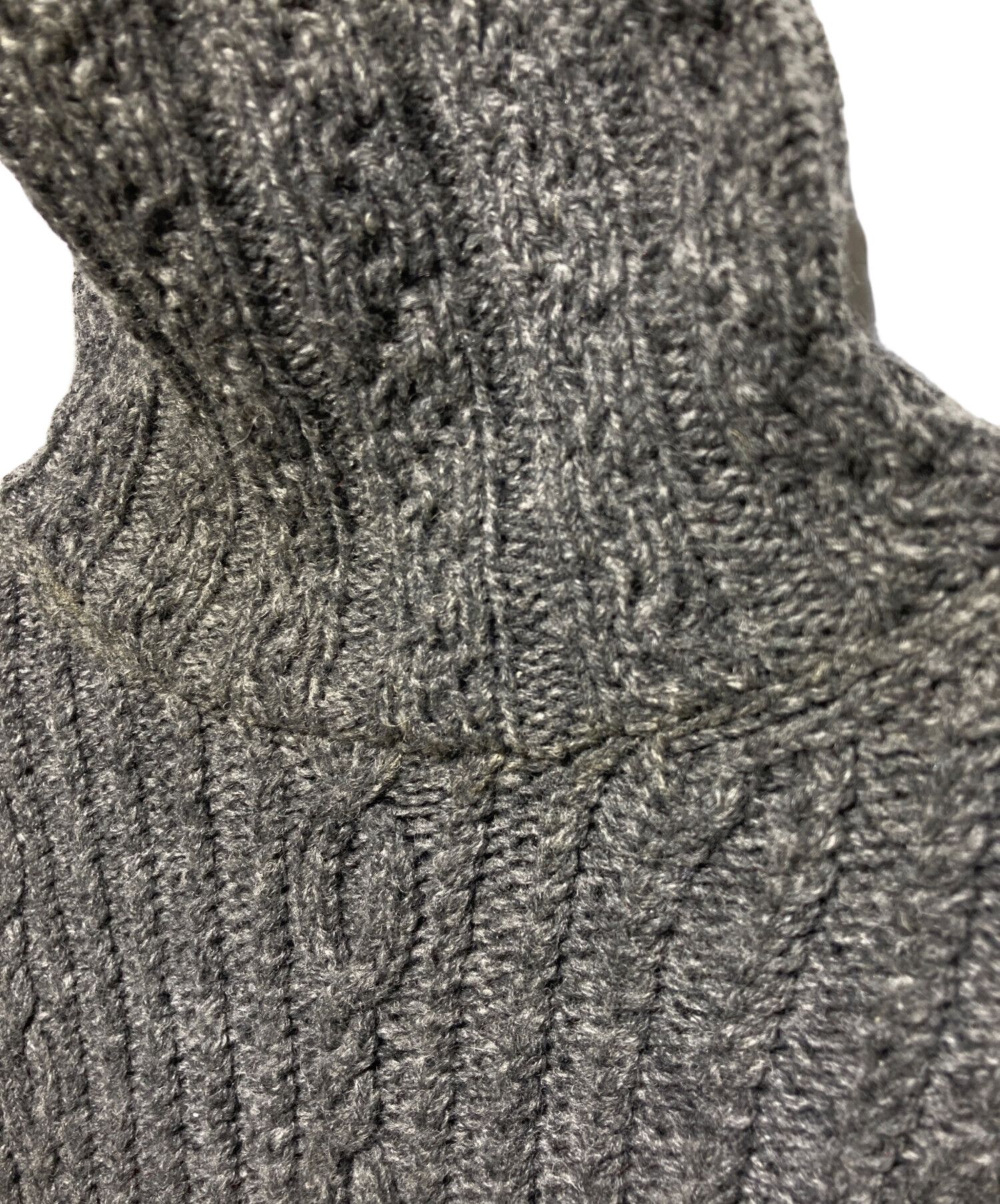 Yohji Yamamoto Yohji Yamamoto pour homme Turtleneck Cable Knit Size US M / EU 48-50 / 2 - 5 Thumbnail