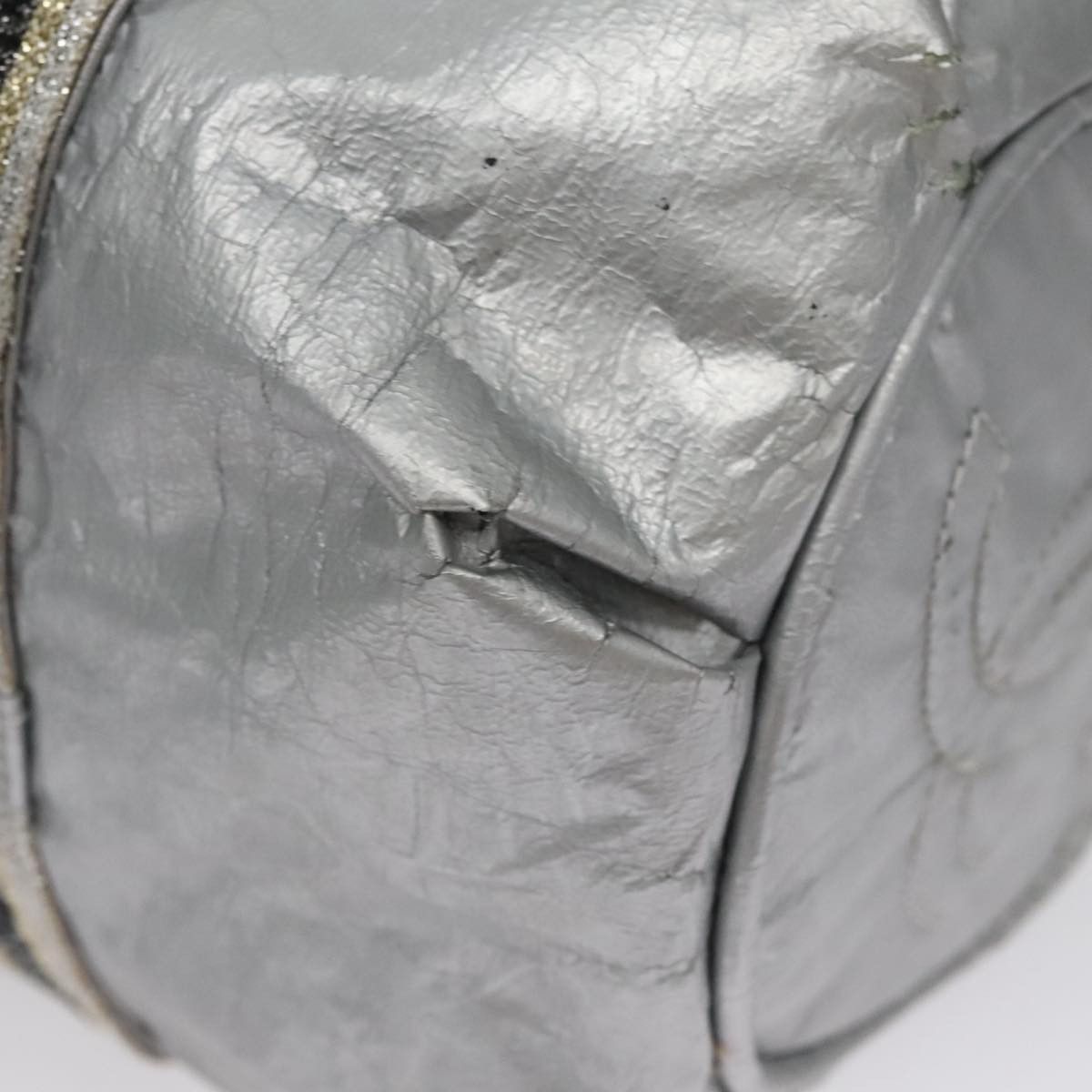 Chanel CHANEL Sports Hand Bag Coated Canvas Silver CC Size ONE SIZE - 11 Thumbnail