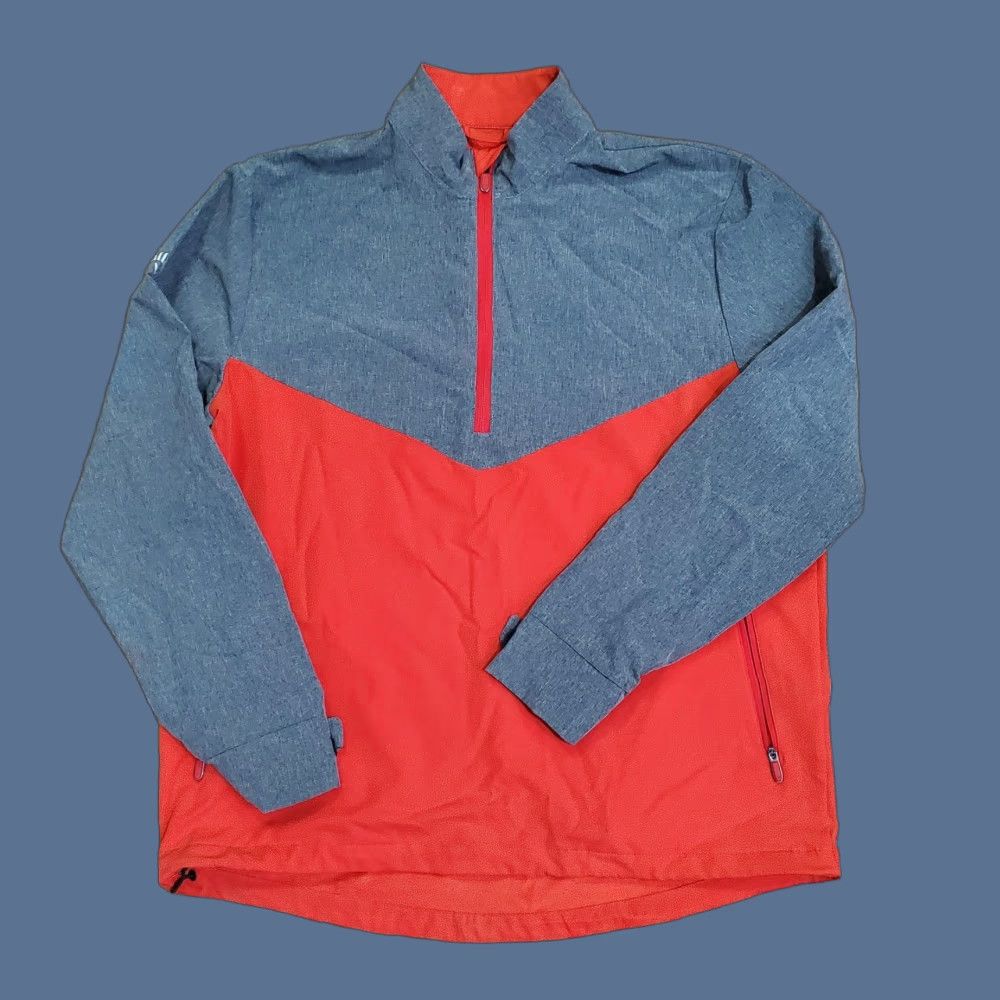 Callaway Callaway Weather Series Jacket Mens M Red Gray 1/4 Zip Windbreaker Golf Softshell Closeout? Size US M / EU 48-50 / 2 - 1 Thumbnail
