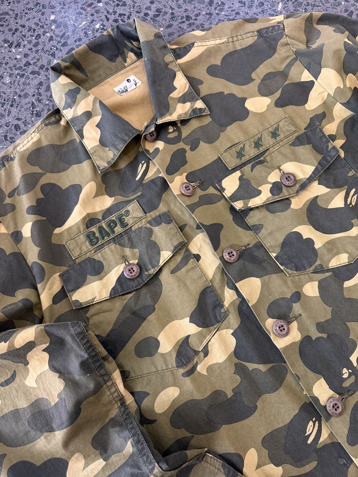 Bape Bape military long sleeve shirt Size US M / EU 48-50 / 2 - 1 Thumbnail