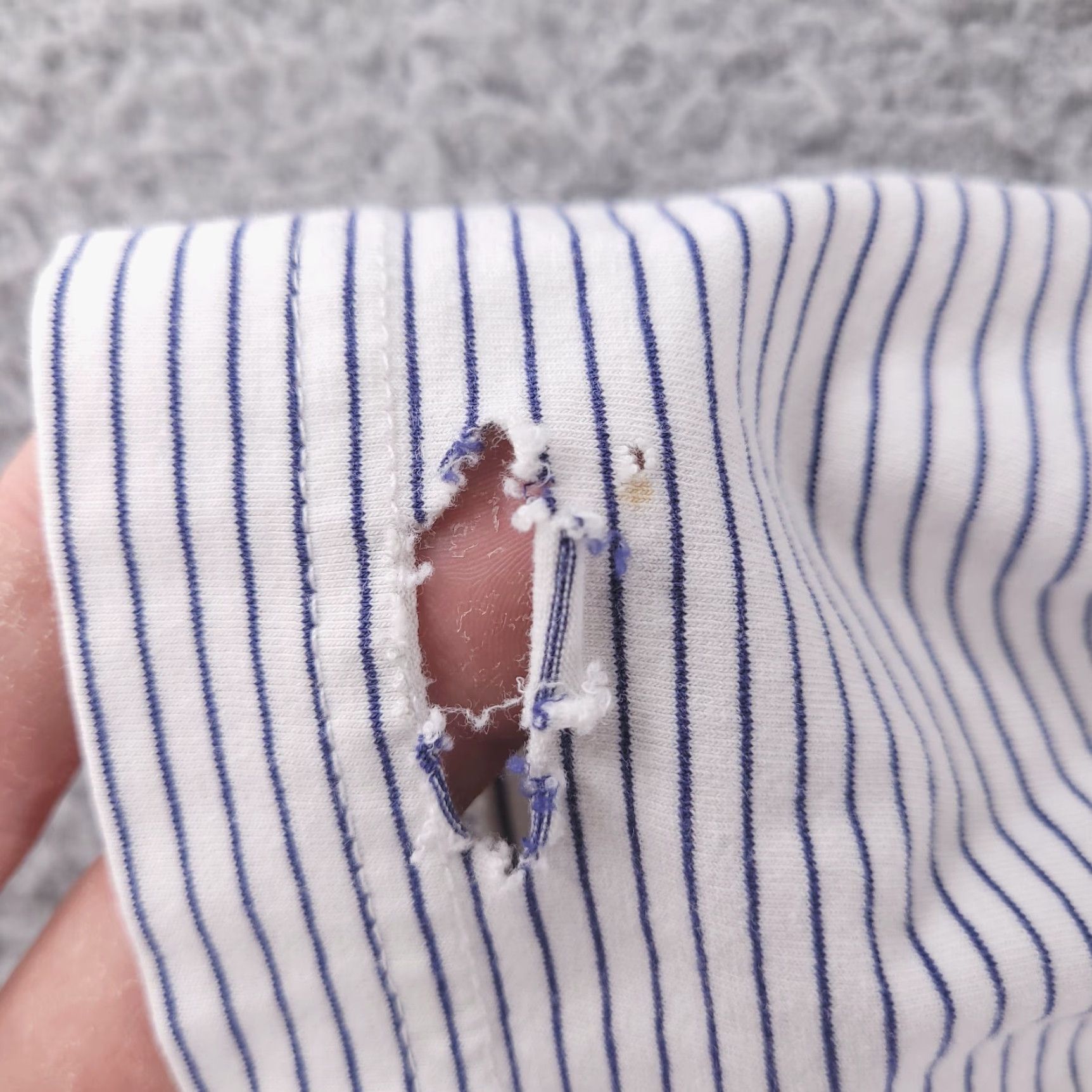 Peter Millar Peter Millar Shirt Mens Large White Golf Polo Striped Seaside Wash Size US L / EU 52-54 / 3 - 3 Thumbnail