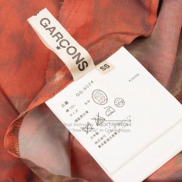 Comme des Garcons Comme des Garcons size XS Orange vintage pattern design sk Size 26" / US 2 / IT 38 - 9 Thumbnail