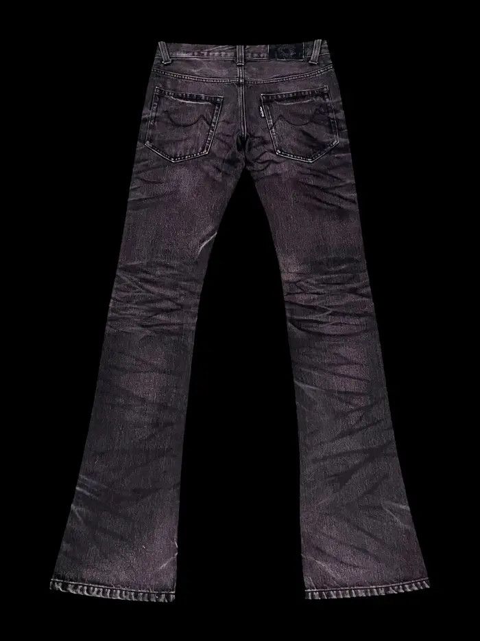 Tornado Mart Vintage Tornado Mart Clawmark tiger Flare Denim (W27) Size US 27 - 4 Thumbnail