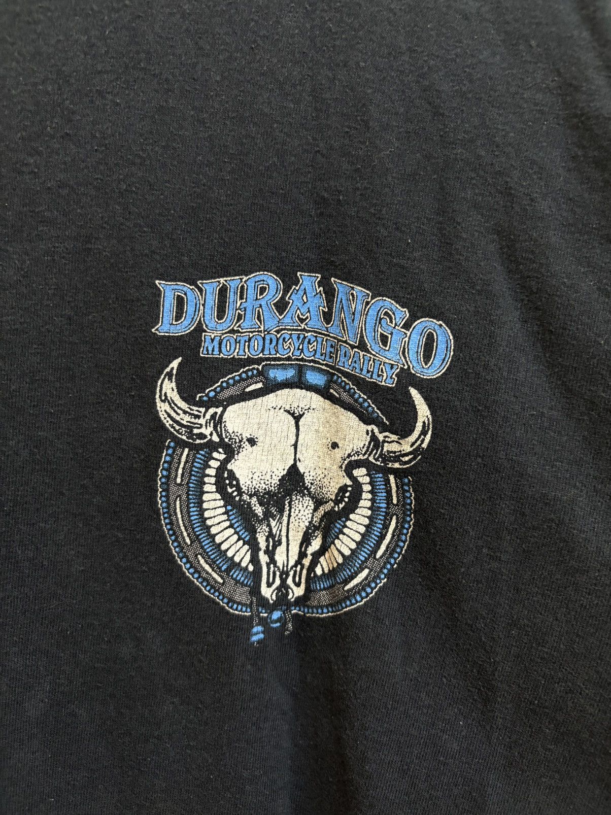 Vintage Vintage Durango Motorcycle Rally Sleeve Printed Longsleeve Size US M / EU 48-50 / 2 - 7 Thumbnail