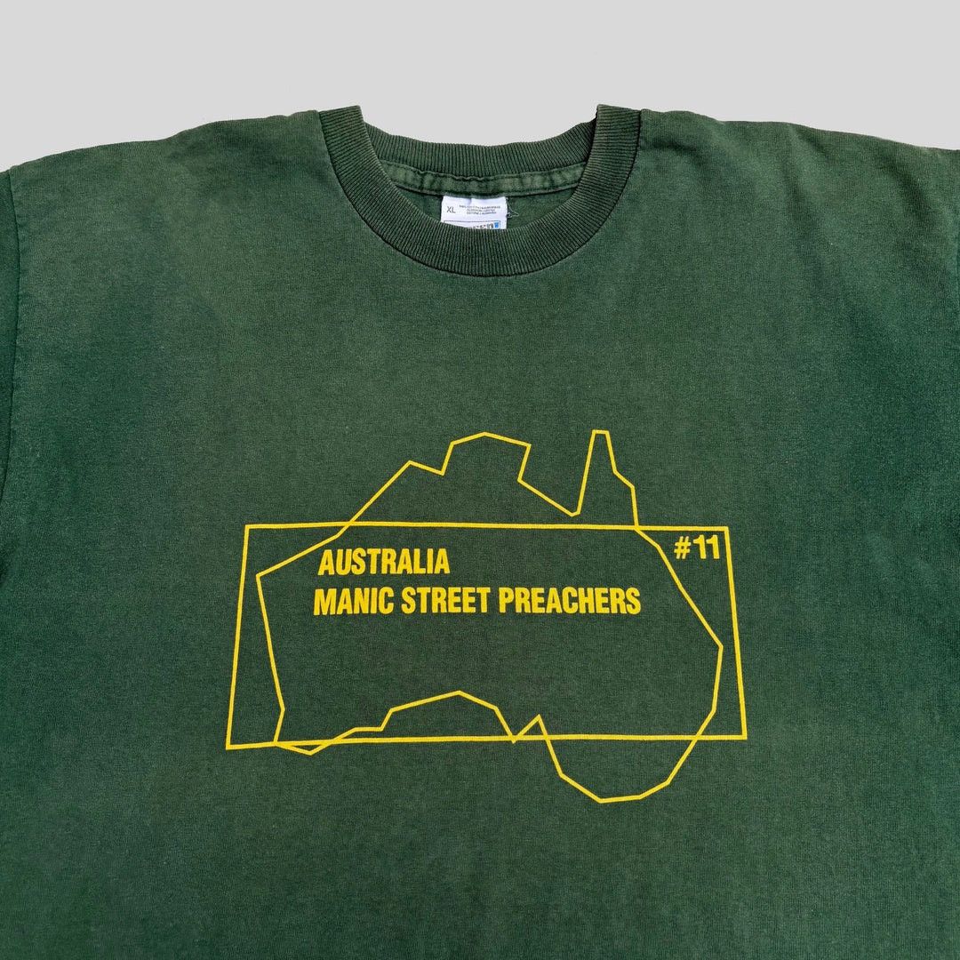 Band Tees Manic Street Preachers 1990 90s Vintage Australia T-Shirt Size US XL / EU 56 / 4 - 2 Thumbnail