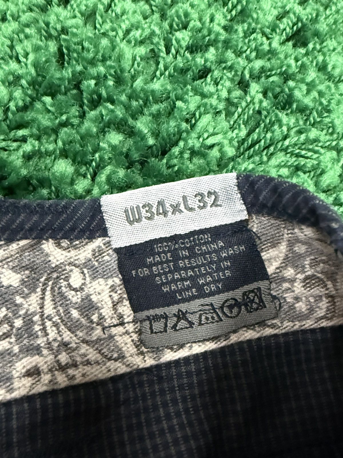Vintage Vintage Pinstripe Striped Wide Belt Loop Cargo Pants 34 x 32 Size US 34 / EU 50 - 4 Thumbnail