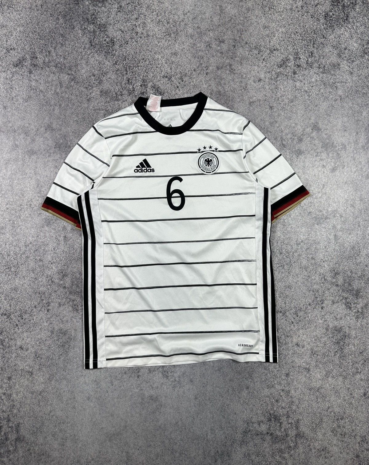 Adidas Adidas Germany 6 Kimmich Soccer Jersey Blokecore 19/20 XS Size US XS / EU 42 / 0 - 2 Thumbnail