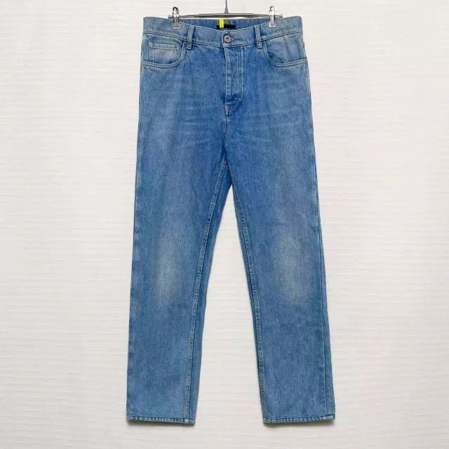 Givenchy Givenchy MMW Cracked Ripped Waxed Distressed Jeans Size US 33 - 1 Thumbnail