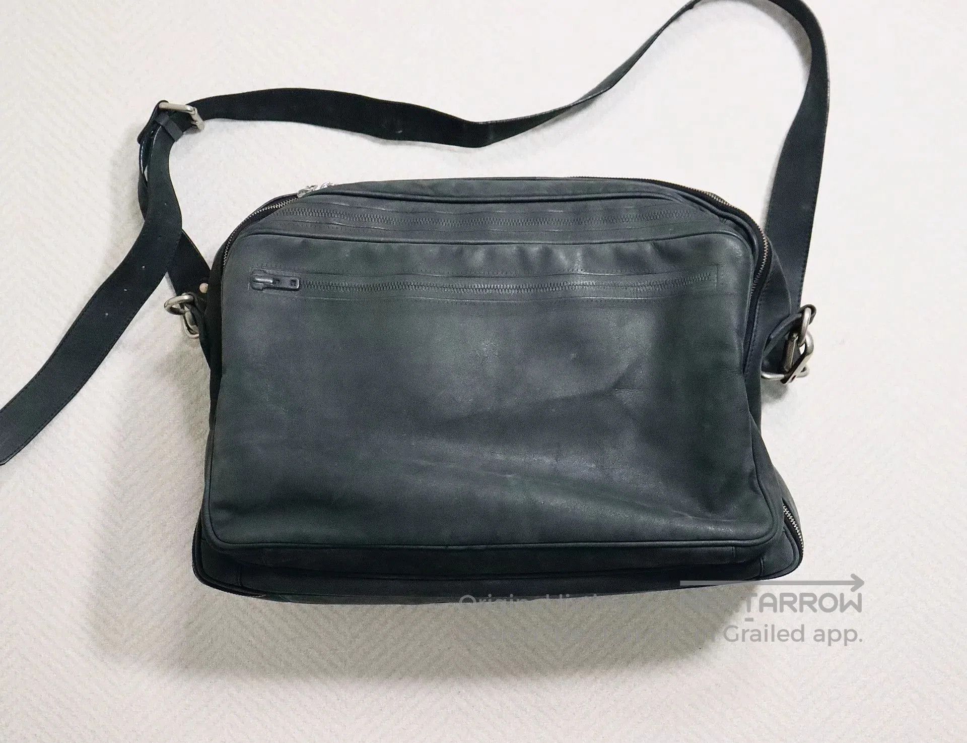 Maison Margiela maison margiela black leather messenger bag. Size ONE SIZE - 4 Thumbnail