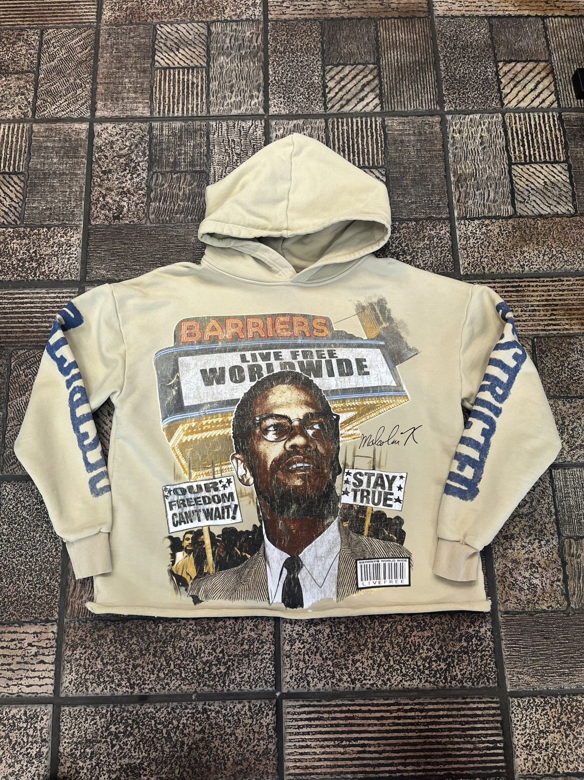 Barriers New Barriers Apollo Hoodie " Beige " Size Medium Size US M / EU 48-50 / 2 - 1 Thumbnail