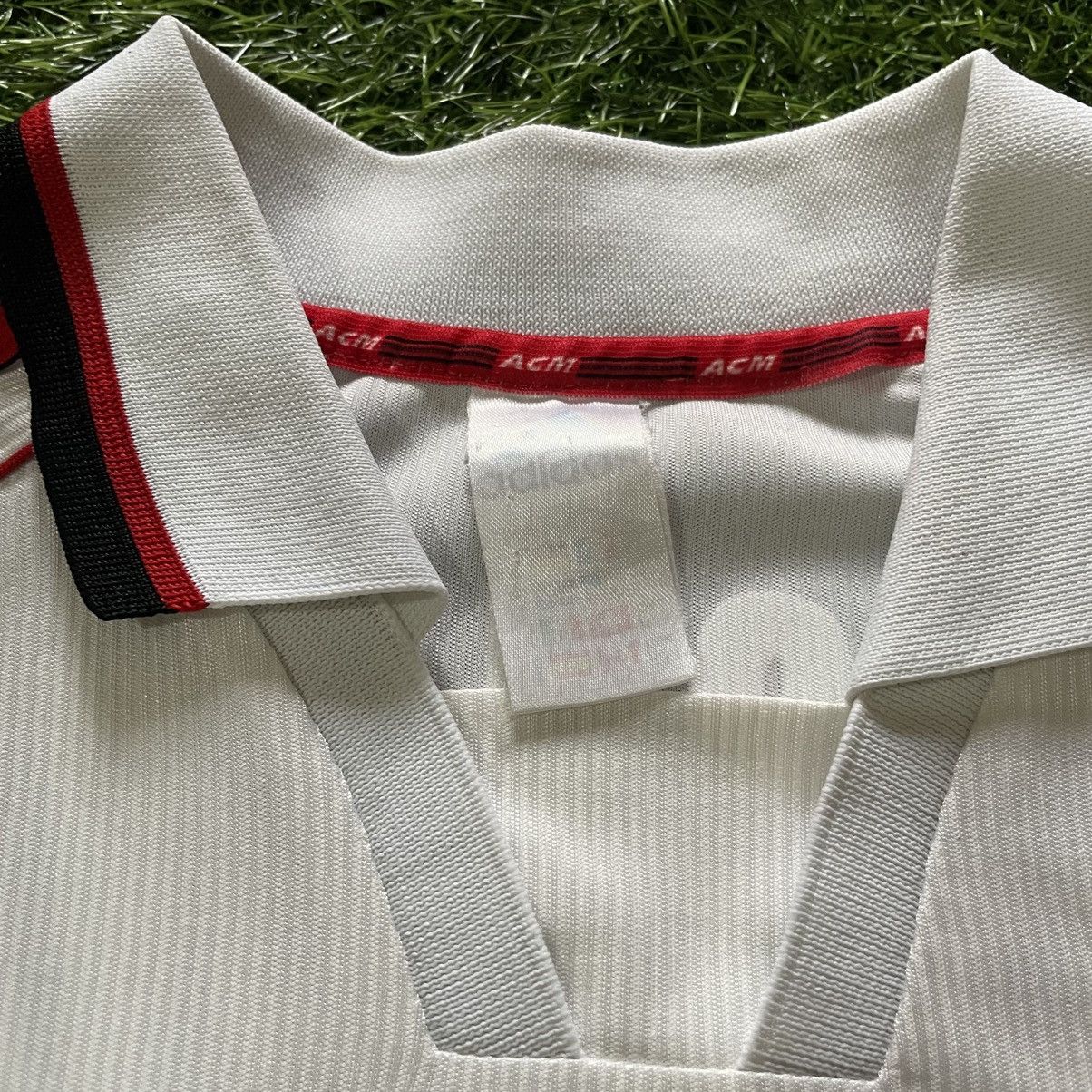 Adidas × Vintage Adidas Ac Milan Away 1998-99 Shevchenko #3 Soccer Jersey Size US L / EU 52-54 / 3 - 9 Thumbnail