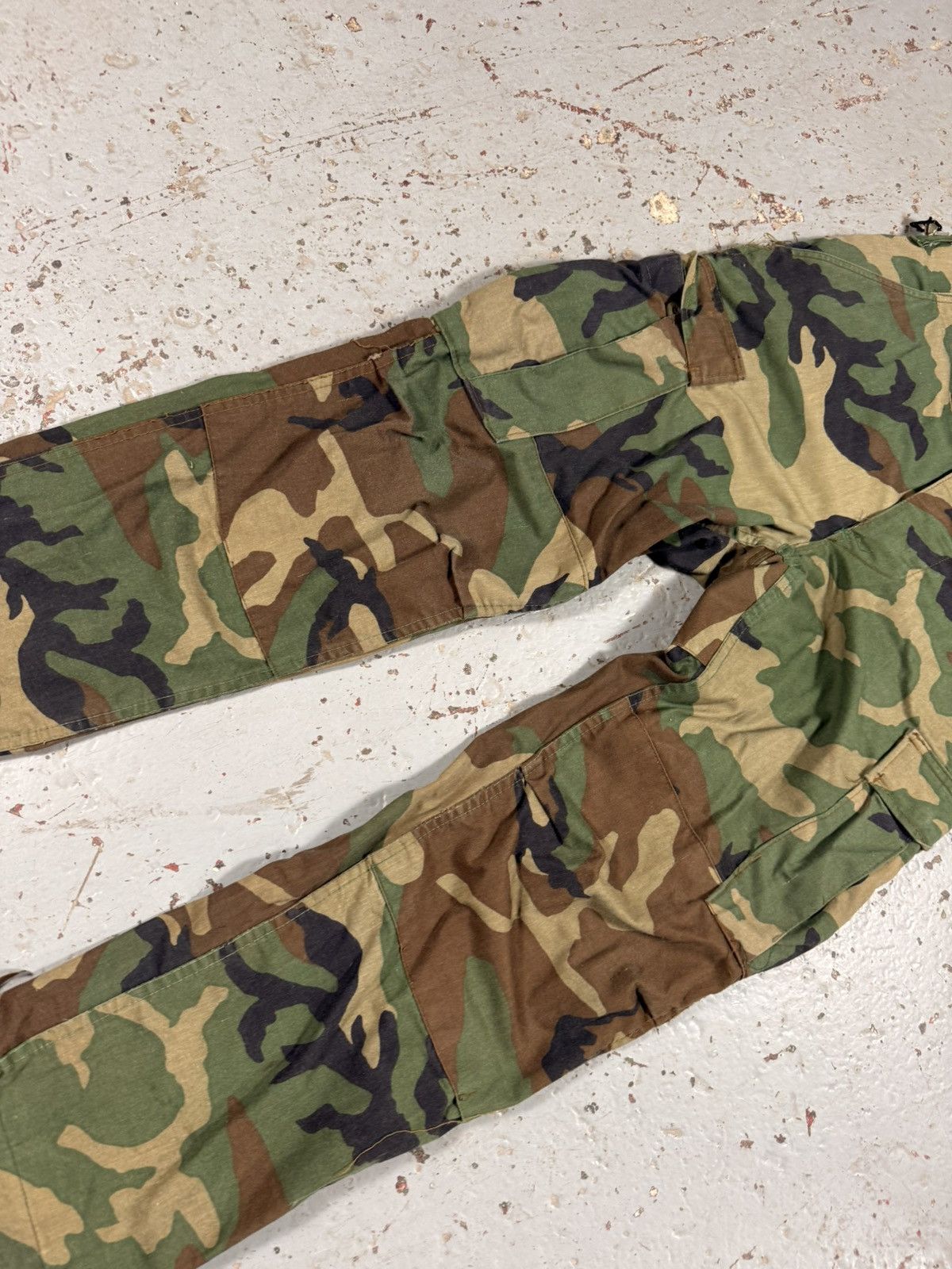 Other Vintage Dark Camo Military Cargo Pants Size US 32 / EU 48 - 3 Thumbnail