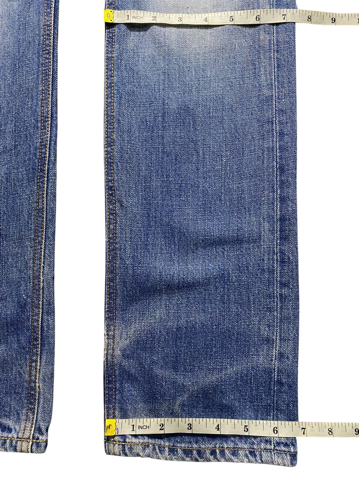 Lee × Vivienne Westwood Vintage Japan Lee Cowboy Buckle Back Distressed Skinny Jeans Size US 30 / EU 46 - 14 Thumbnail