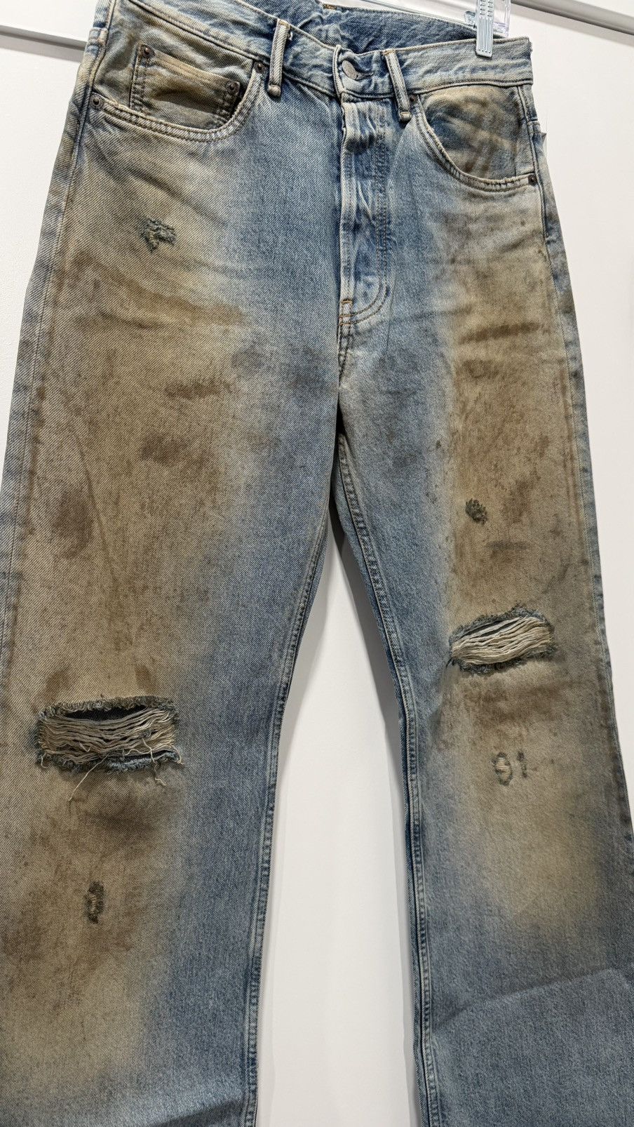 Acne Studios 2021 MUD-WASH LOOSE JEANS Size US 29 - 5 Thumbnail