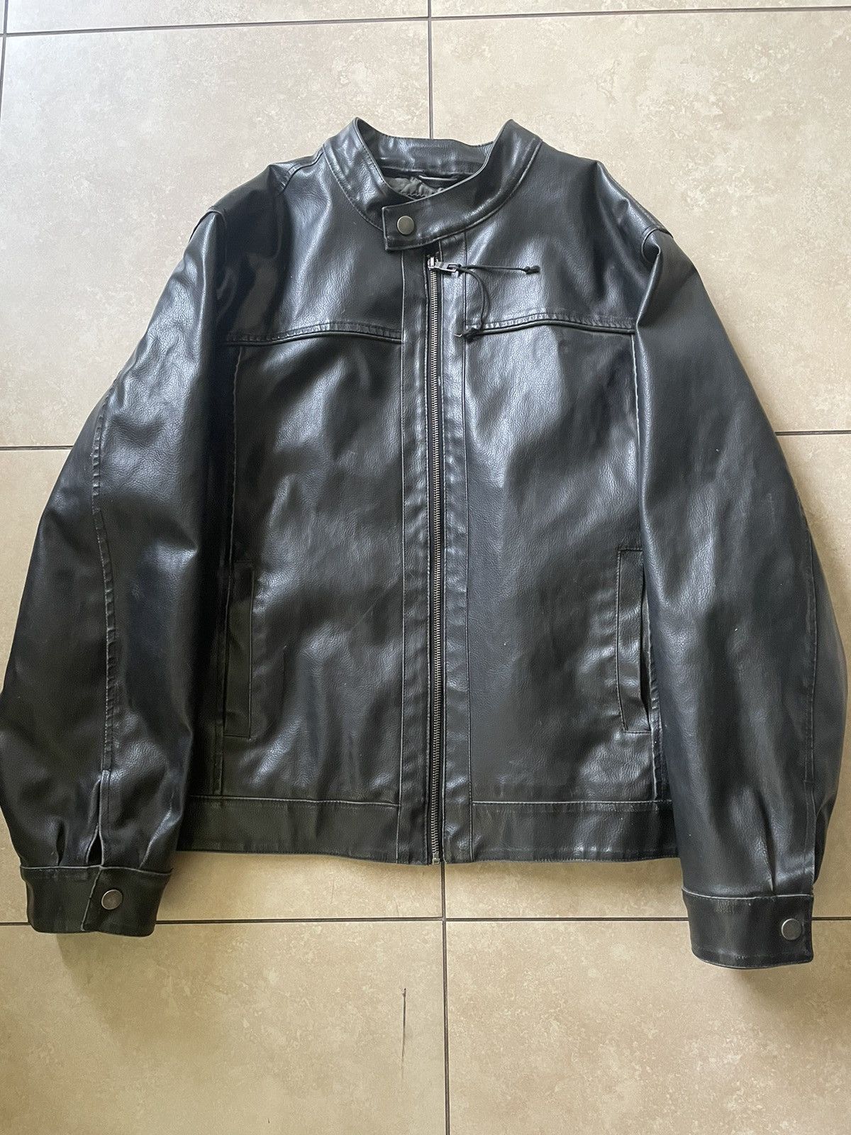 Hysteric Glamour black leather moto jacket motorcycle biker jacket Size US XL / EU 56 / 4 - 1 Preview