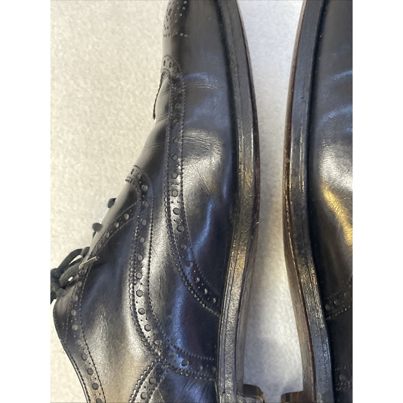 Brooks Brothers VTG Brooks Brothers Brooks English Devon Black Leather Size US 11.5 / EU 44-45 - 9 Thumbnail