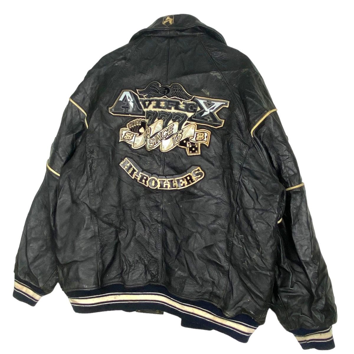 Avirex 💥 VINTAGE AVIREX VARSITY ALLSTAR HI-ROLLER VARSITY JACKET Size US XXL / EU 58 / 5 - 11 Thumbnail