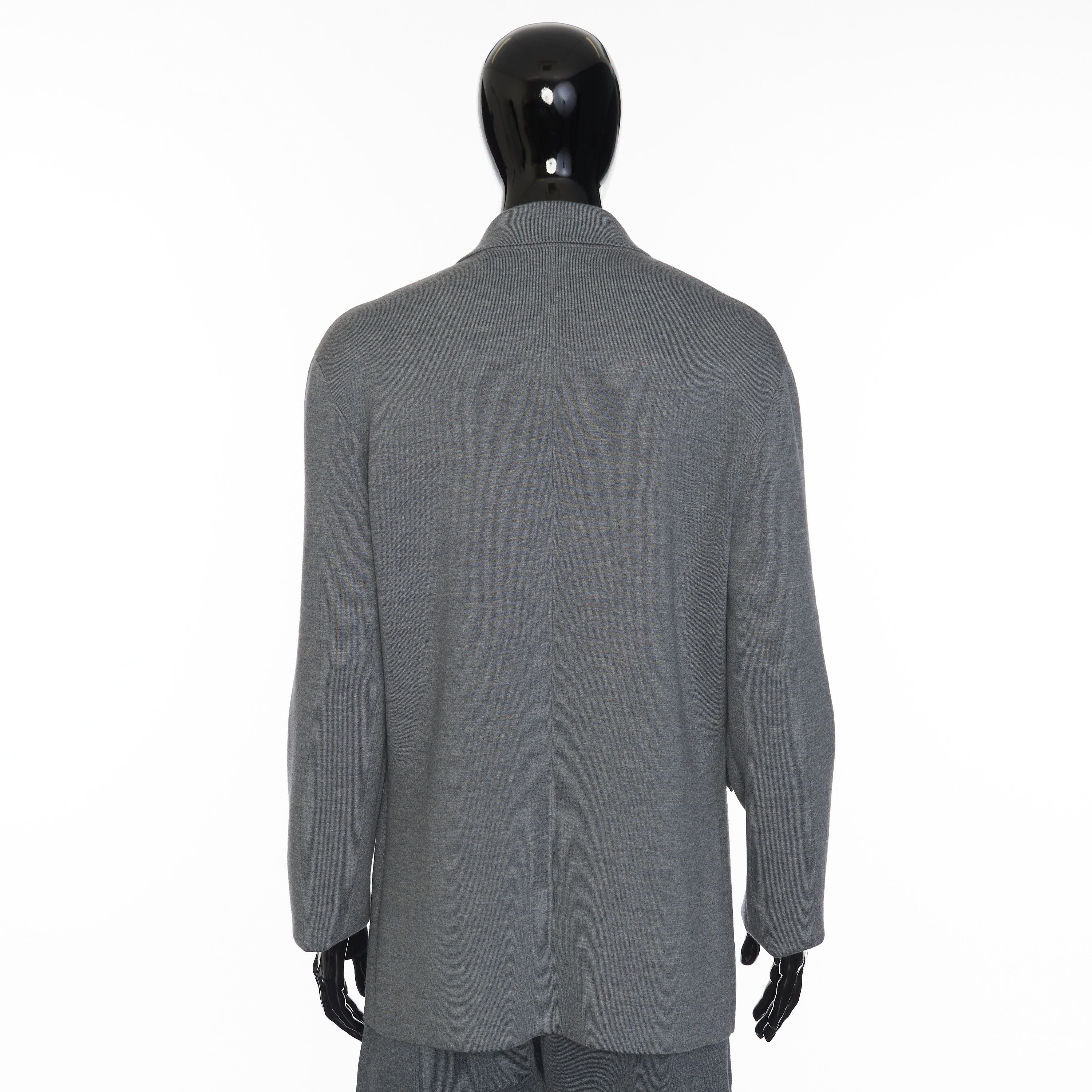 Berluti Sweater Blazer Jacket In Mountain Rock Gray Wool Size L Size 40R - 5 Thumbnail