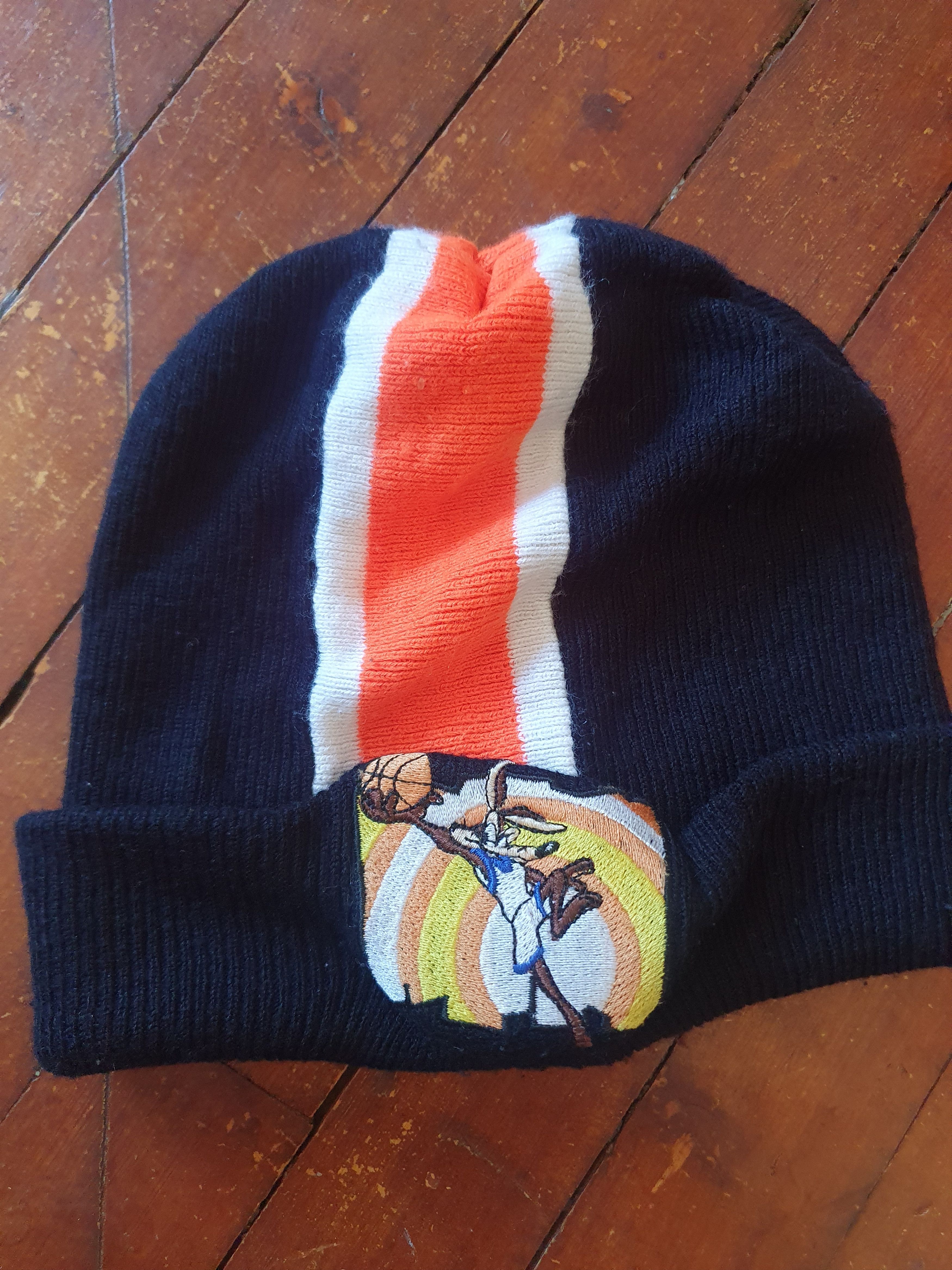 Vintage × Warner Bros Looney Tunes Wile E. Coyote Warner Bros Vtg 1998 Beanie Hat Size ONE SIZE - 6 Thumbnail