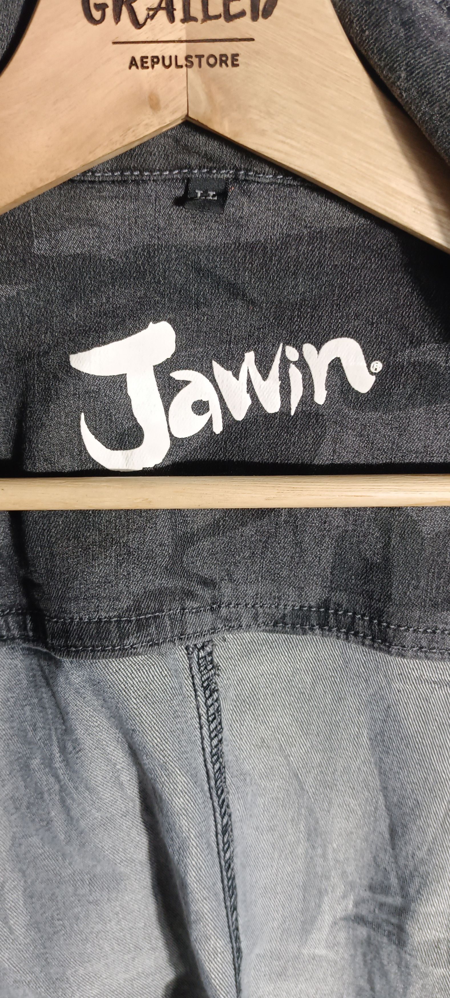 Japanese Brand Jawin Camouflage Denim Tactical Pocket Jacket Size US L / EU 52-54 / 3 - 14 Thumbnail