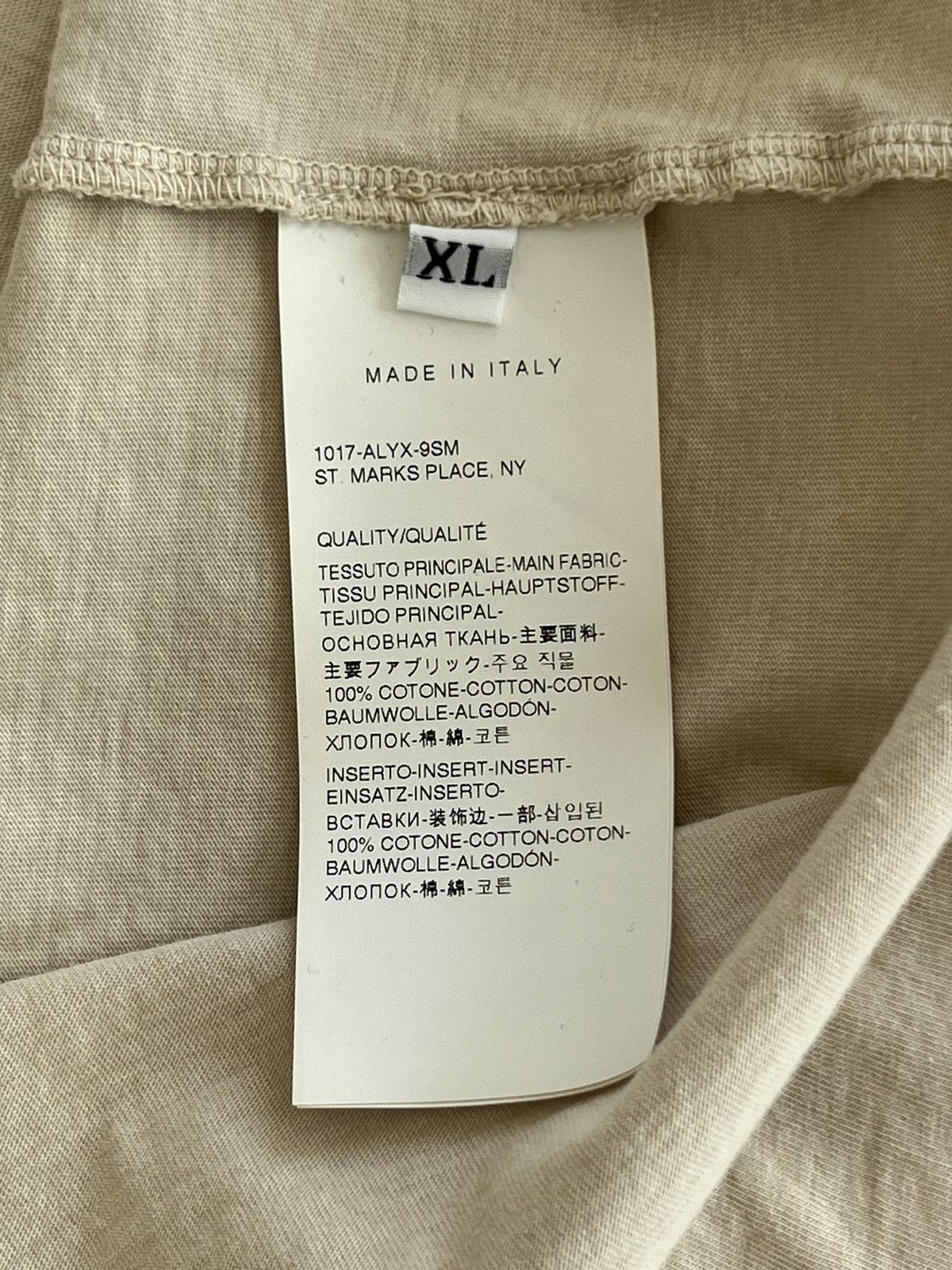 1017 ALYX 9SM Alyx Flag Ring Tee Size US L / EU 52-54 / 3 - 9 Thumbnail
