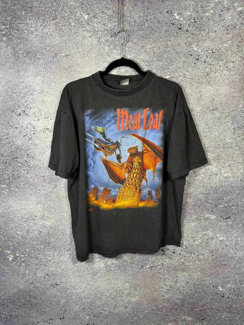 Band Tees × Vintage 1994 Vintage Meat Loaff Europe Tour Rock T-Shirt XL size Size US XL / EU 56 / 4 - 1 Thumbnail