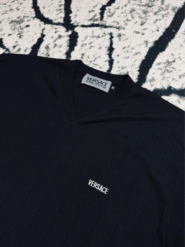 Versace Vintage Versace T-shirt Black XL Logo Size US XL / EU 56 / 4 - 3 Thumbnail
