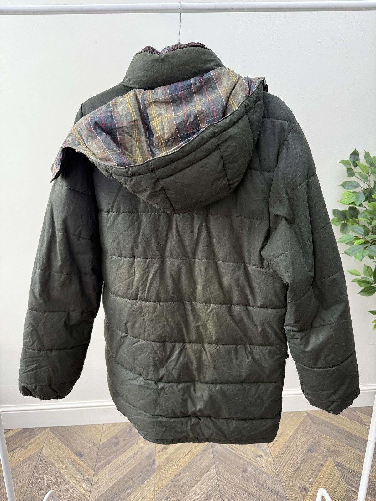 Barbour Vintage Barbour Hemmingford Wax Waterproof Puffer Jacket Size US M / EU 48-50 / 2 - 13 Thumbnail